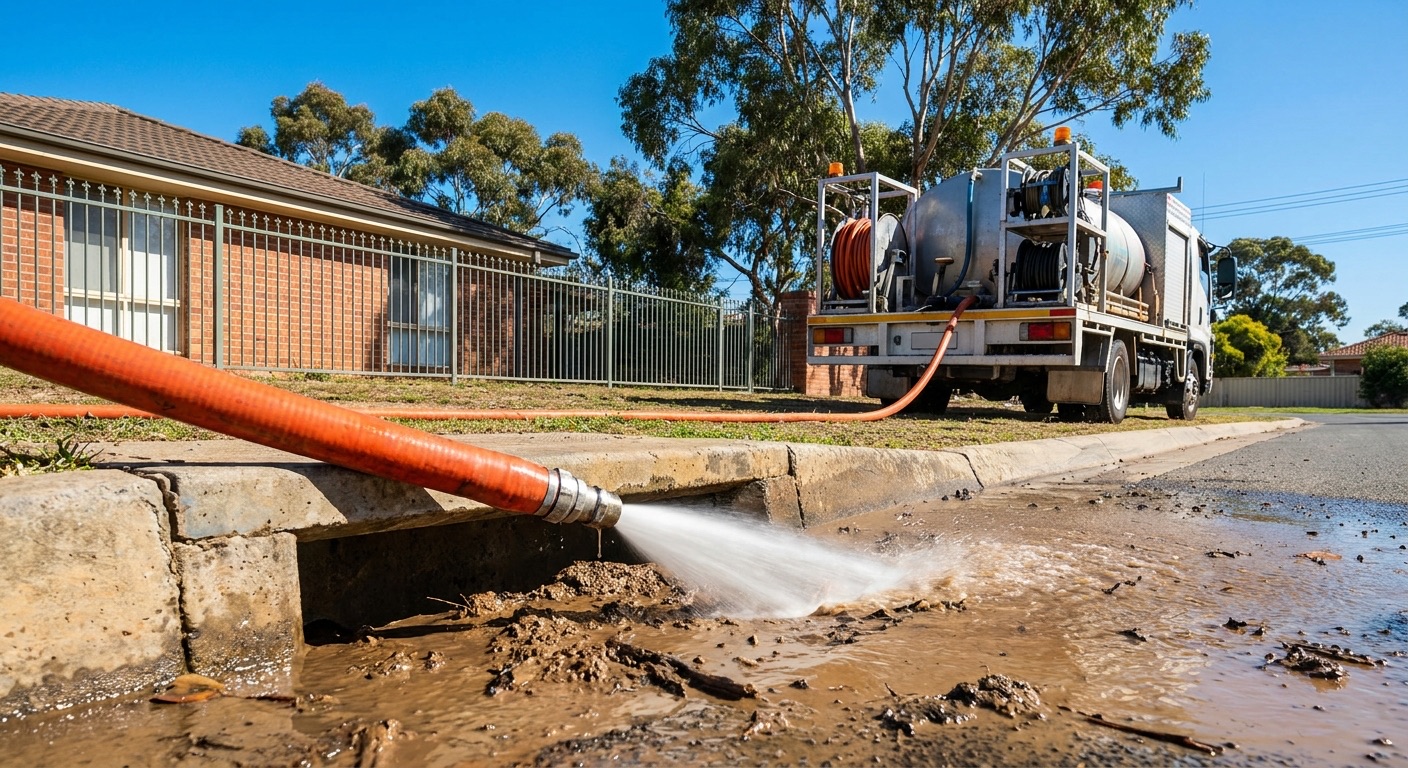 Drain Jetting by Gutters Plus